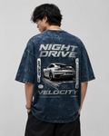 GT3 Night Run Acid Wash Tee
