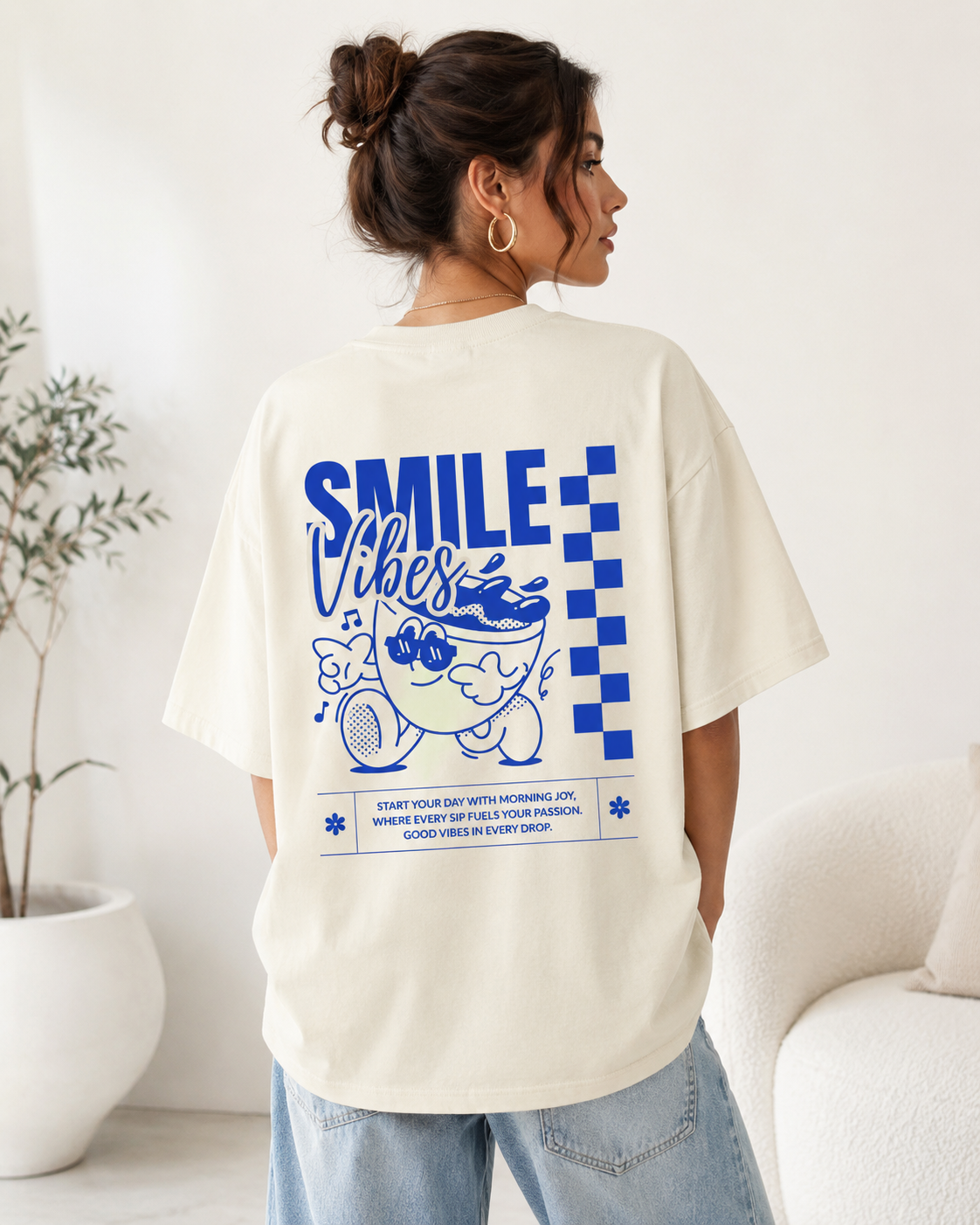 Good Vibes Oversized Tee