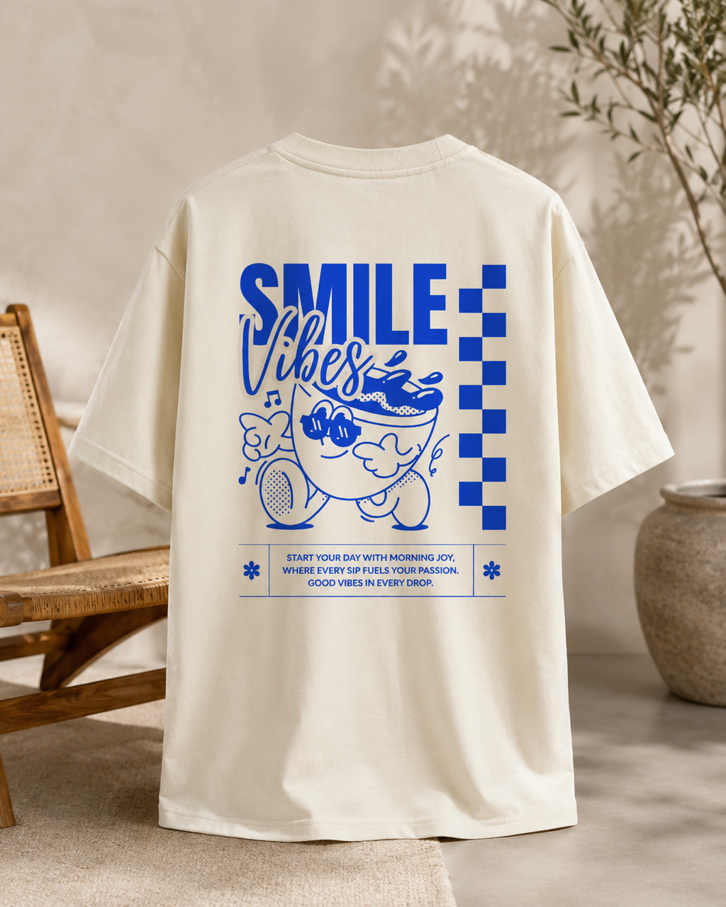 Good Vibes Oversized Tee