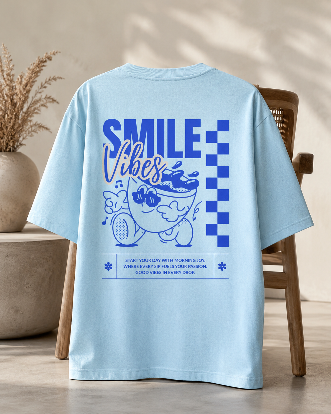 Good Vibes Oversized Tee