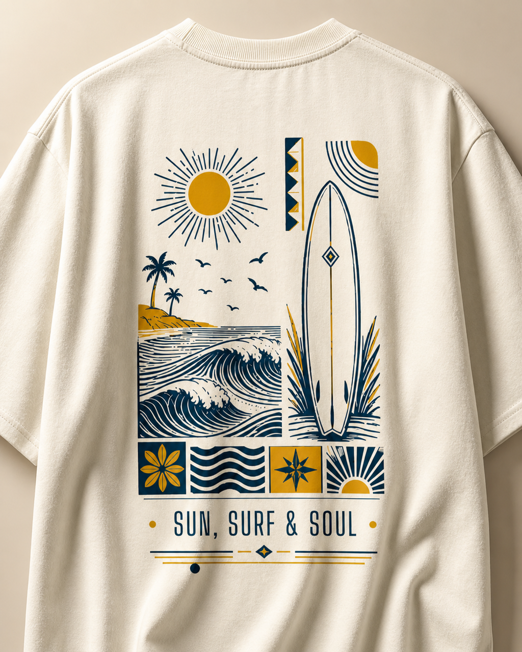 Unisex Coastal Soul Oversized Tee