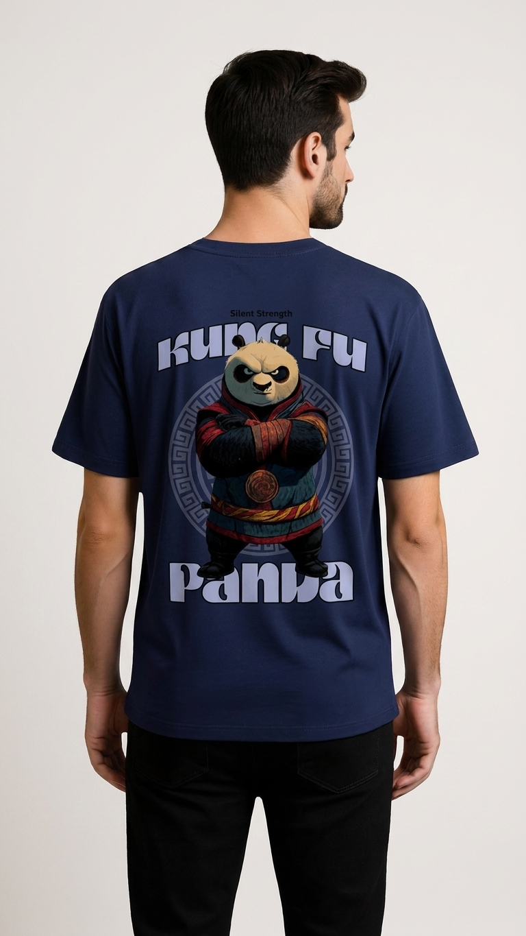 Unisex Kung Fu Panda Oversized Tee